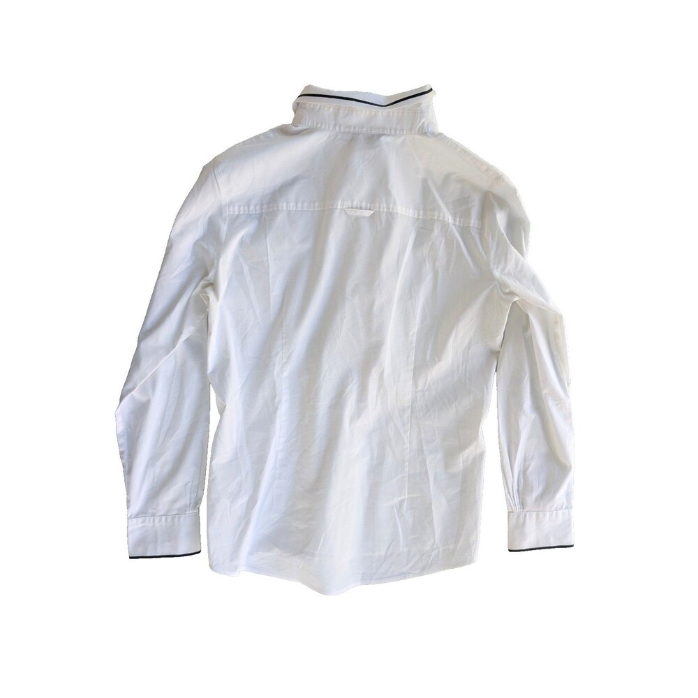 Brooks Brothers Red Fleece 100077324 Stretch Cotton Contrast Trim Shirt White 8 - Picture 7 of 7
